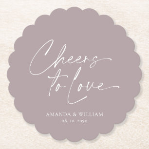 Porta-copo De Papel Porta copos de Papel de Casamento Lilac - Animação