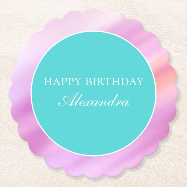 Porta-copo De Papel Porta copos de Papel do Pastel Dreams (Frente)