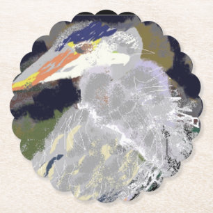 Porta-copo De Papel porta copos de papel: Excelente Blue Heron