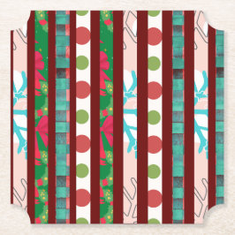 Porta-copo De Papel Porta copos de papel natalino