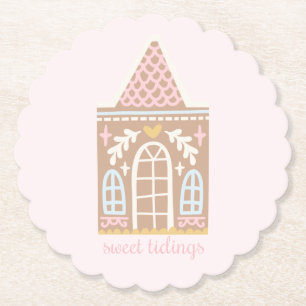 Porta-copo De Papel Porta copos de Papel para Casa de Pão Gengérico