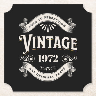 Porta-copo De Papel Porta copos de papel quadrado de aniversário da Vi