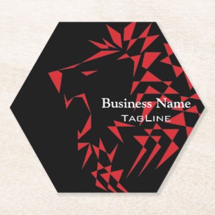 Porta-copo De Papel Porta copos de Papel Sólido do Leão de Tribo Roa