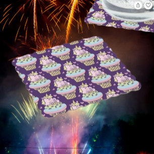 Porta-copo De Papel Porta copos de papel Unicorn de doce orgulho