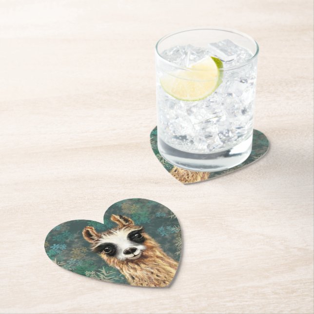 Porta-copo De Papel Porta copos Engraçado de Papel Alpaca (Insitu)