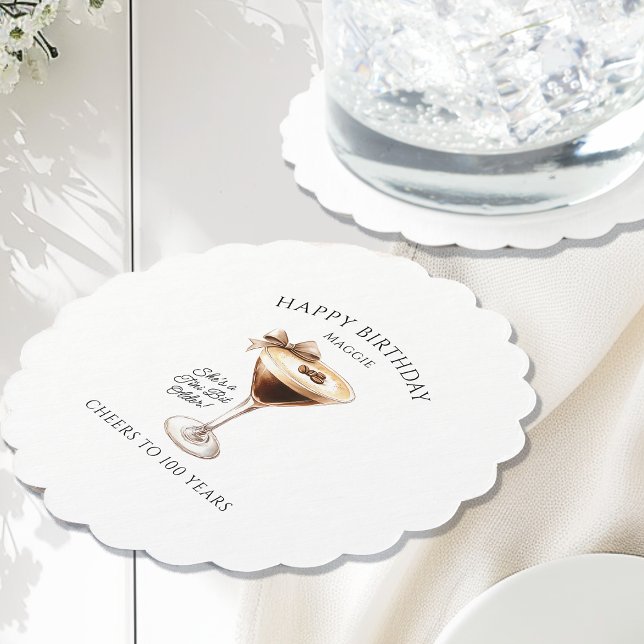 Porta-copo De Papel Porta copos personalizada 100º aniversário Espress (Criador carregado)