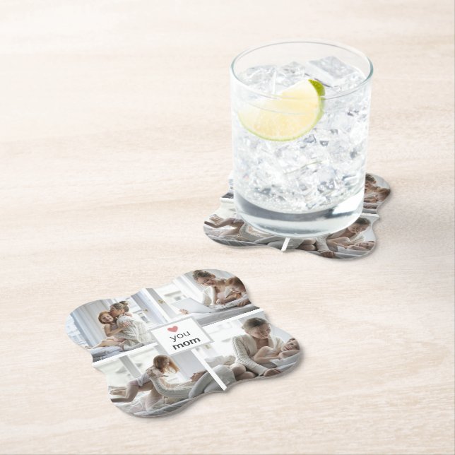 Porta-copo De Papel Porta copos personalizada do Dia de as mães (Insitu)