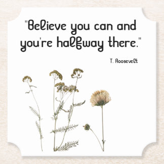 Porta-copo De Papel Porta copos personalizável com motivos florais