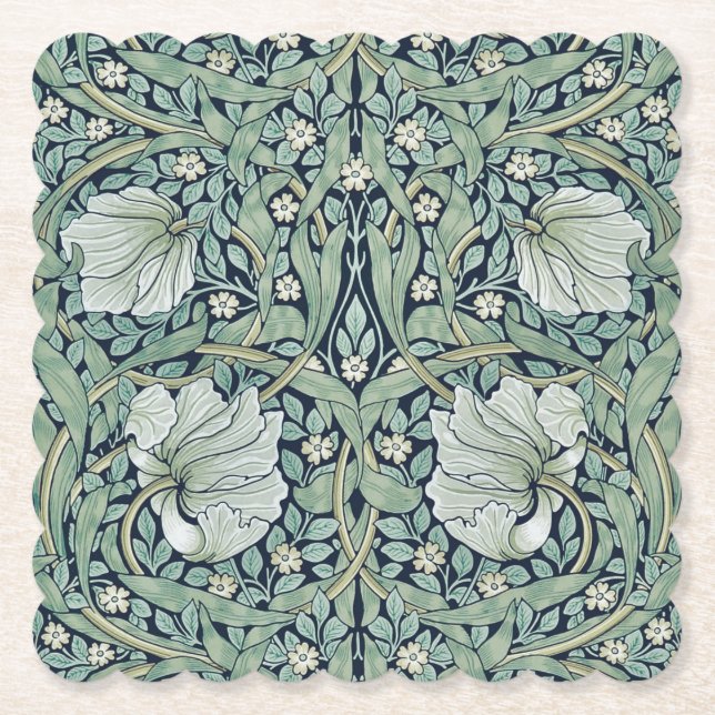 Porta-copo De Papel Porta copos: WILLIAM MORRIS : PIMPERNEL (Frente)