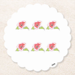 Porta-copo De Papel Portal-copos : Flores Exóticas