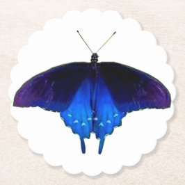 Porta-copo De Papel Portas copos de Borboleta Azul Roxo (Conjunto de 6