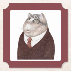 Porta-copo De Papel PORTAS COPOS de papel de tíquete CAT VALET