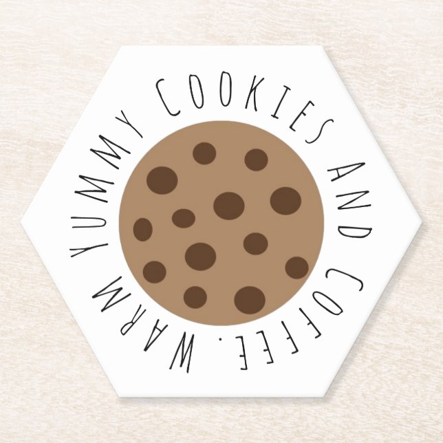 Porta-copo De Papel Portas copos de papel em café (Frente)