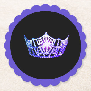 Porta-copo De Papel Portas copos De Papel Sclpd Purple Crown Da Améri