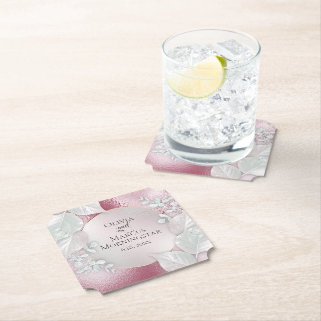 Porta-copo De Papel Portas copos de terceiros | Wispy Burgundy Shimmer (Insitu)