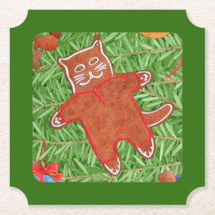 Porta-copo De Papel Portas copos de Tíquete do GATINHO GINGERBREAD / V