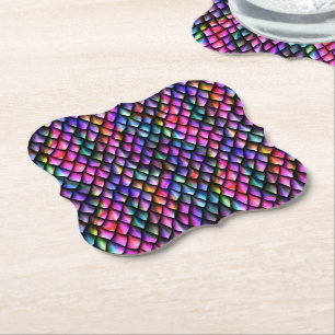 Porta-copo De Papel Portas copos do Rainbow Dragon Scales