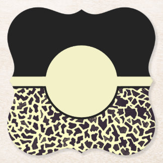 Porta-copo De Papel Portas copos Pretas Leopardo