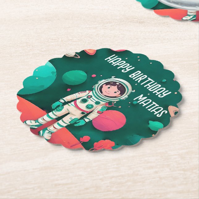 Porta-copo De Papel Posavasos cumpleaños personalizado (Angular)