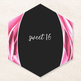 Porta-copo De Papel Pousa-copos de papel rosa Rosa Rosa