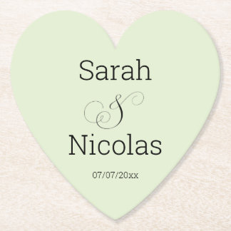 Porta-copo De Papel Pousadeiras personalizadas minimalistas para casam