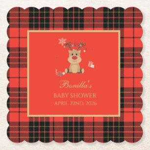 Porta-copo De Papel Pousio de Bebê Vermelho Escuro Vintage - Círculo d