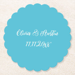 Porta-copo De Papel praia costeira de Aqua