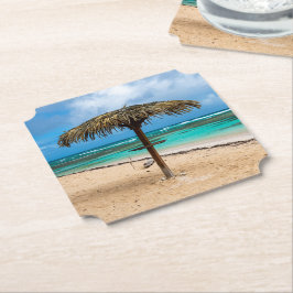 Porta-copo De Papel praia de Anse des Rochers