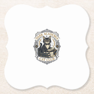 Porta-copo De Papel Presente para Pai de Gato da Dark Academia - Dark