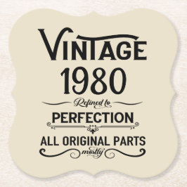 Porta-copo De Papel Presentes de aniversário personalizados pretos