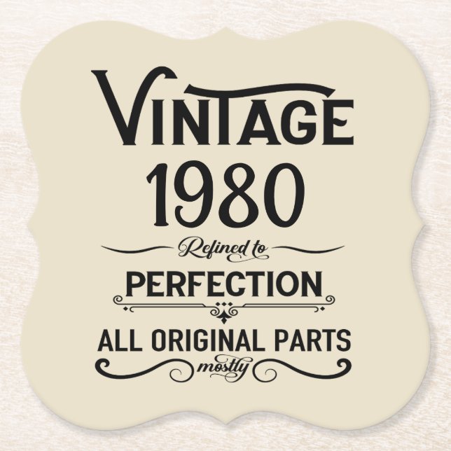 Porta-copo De Papel Presentes de aniversário personalizados pretos (Frente)