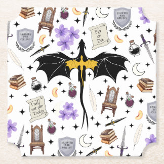 Porta-copo De Papel Presentes de Leitor de Livro de Fantasia Romântica