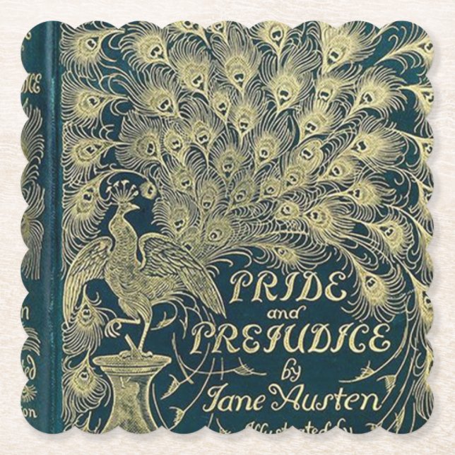 Porta-copo De Papel Pride and Prejudice Paper Coaster (Frente)