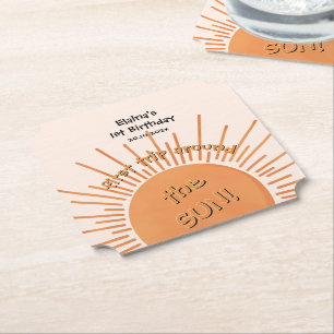Porta-copo De Papel Primeira Viagem ao redor do Sol 1º Aniversário