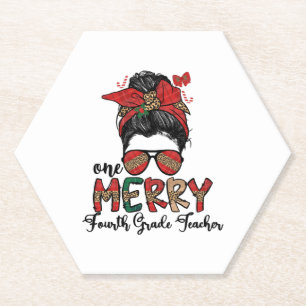 Porta-copo De Papel Professora do 4º ano Grau Natal Equipe Natal do 4º