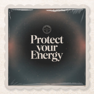 Porta-copo De Papel Proteja Sua Energia