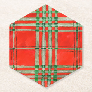 PORTA-COPO DE PAPEL PROTETOR DE PAPEL HEXAGONAL PONTIAGUDO TARTÃ SCOTT