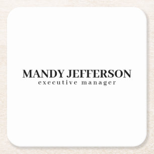 PORTA-COPO DE PAPEL QUADRADO 