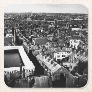 Porta-copo De Papel Quadrado 1859:  A cidade de Boston, Massachusetts