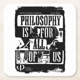 Porta-copo De Papel Quadrado 2026 APA Pacific Division coaster