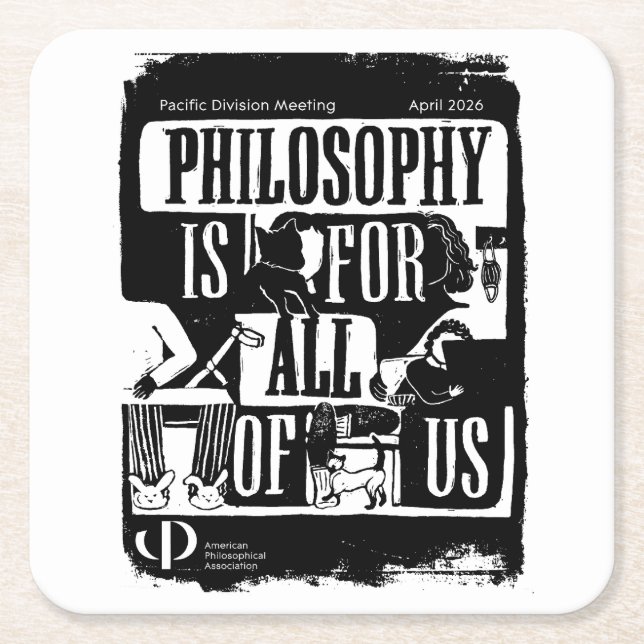 Porta-copo De Papel Quadrado 2026 APA Pacific Division coaster (Frente)