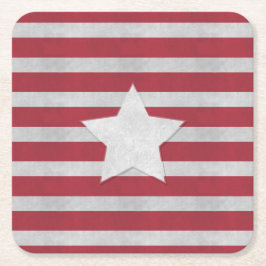 Porta-copo De Papel Quadrado 4 de julho