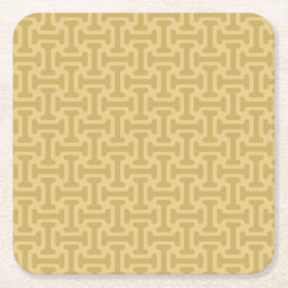 Porta-copo De Papel Quadrado 60s Paper Pattern