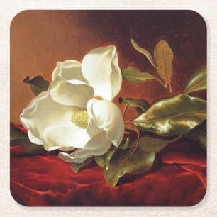 Porta-copo De Papel Quadrado A Magnolia no Red Velvet,