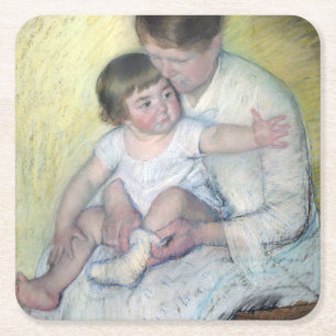 Porta-copo De Papel Quadrado A Parada, Mary Cassatt