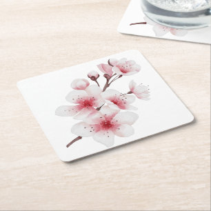 Porta-copo De Papel Quadrado A Série Okinawa Design 30