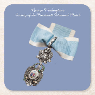 Porta-copo De Papel Quadrado A sociedade de Washington das portas copos de