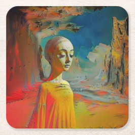 Porta-copo De Papel Quadrado A surreal de tudo