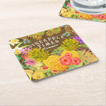 Abacaxis com Floral
