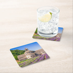 Porta-copo De Papel Quadrado abadia de Senanque da Provença França